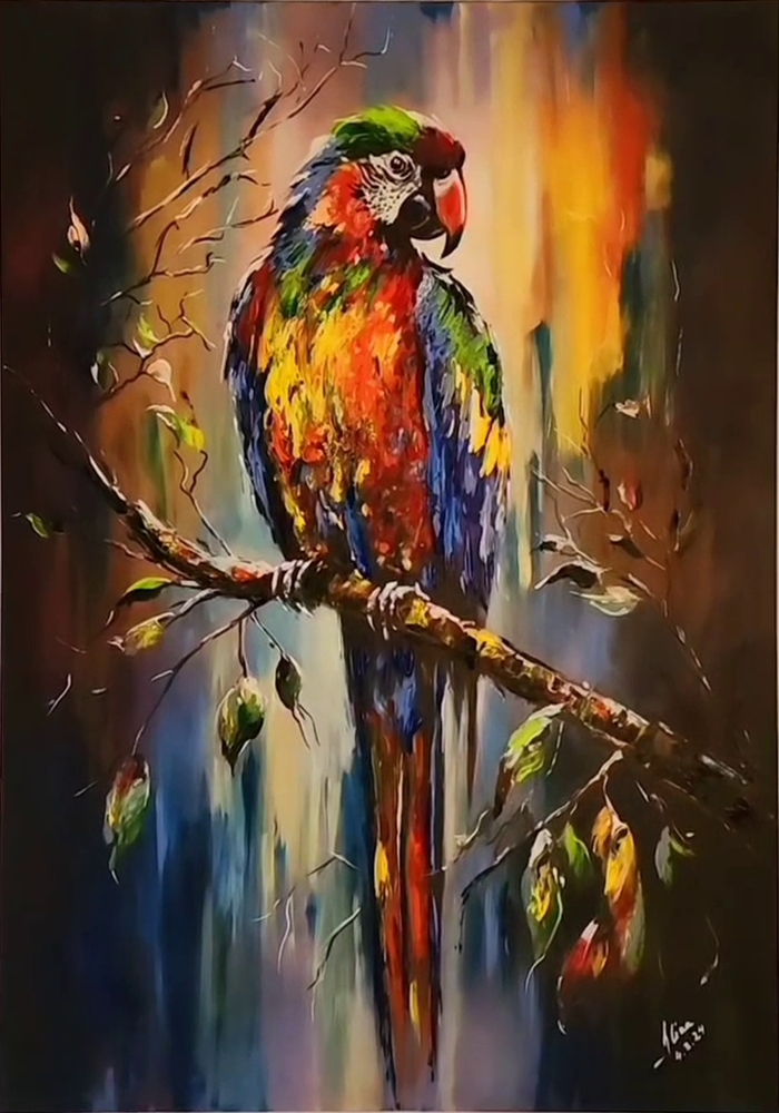 ArteDiAlina.com painting: Out of cage 2